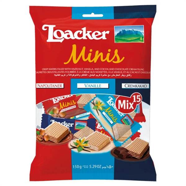 Loacker Minis Pack Of Variety Imported